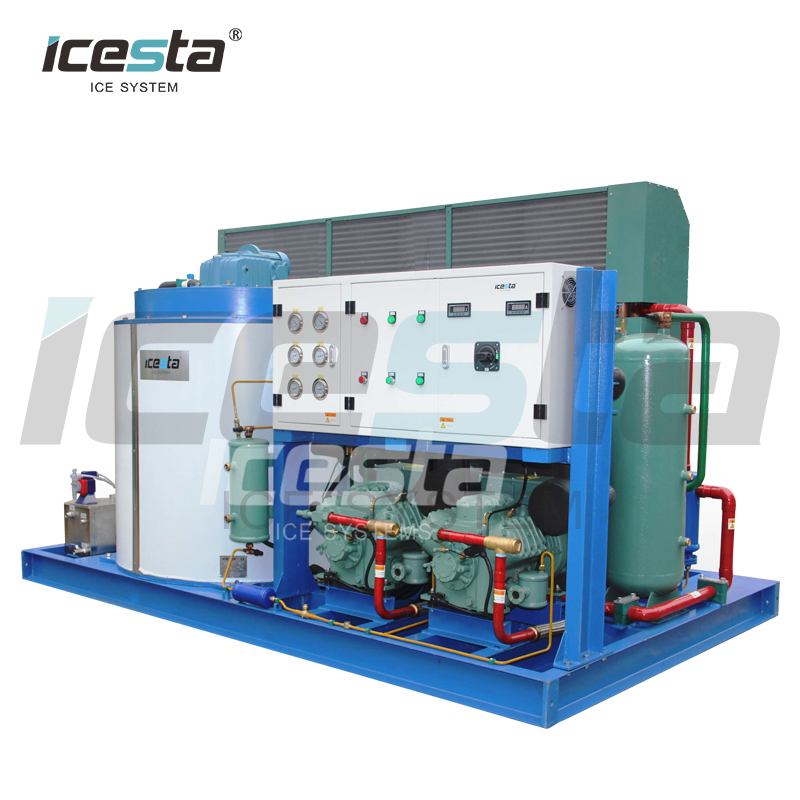 Compresor industrial para máquina de hielo en escamas R404 de 20 toneladas