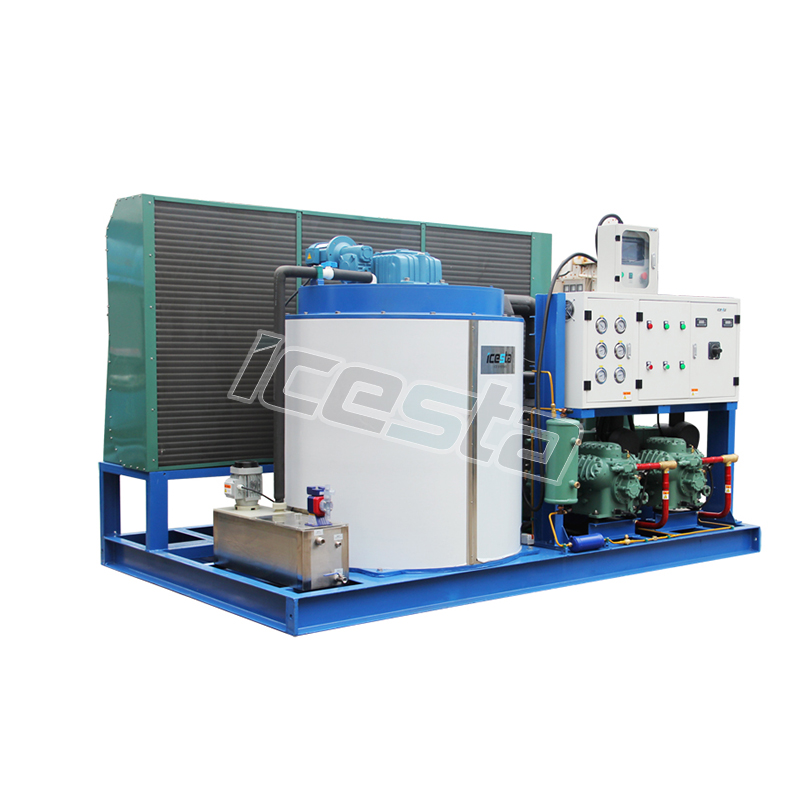 Compresor de máquina de hielo en escamas ICesta para máquina industrial de copos de hielo R404