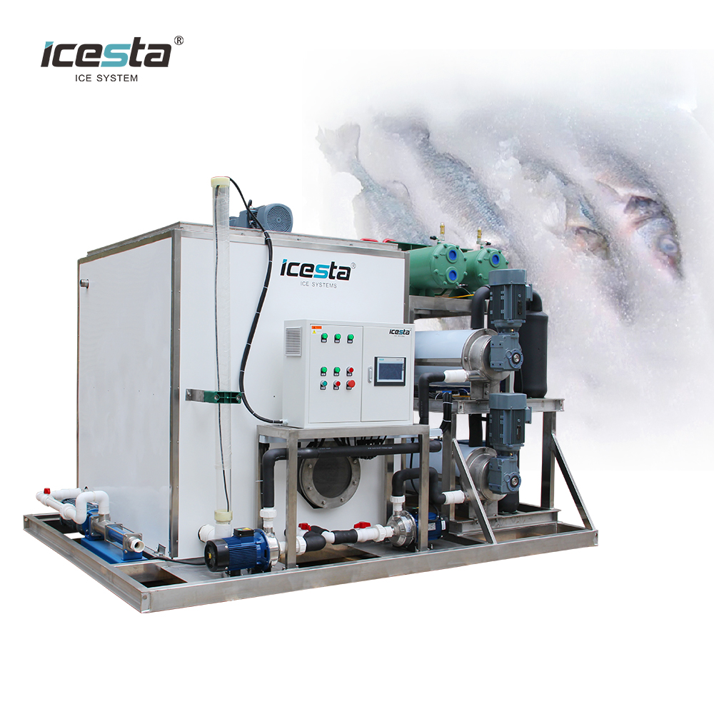 ICESTA 12TON por día Máquina de hielo de agua de agua salada $ 50000- $ 80000